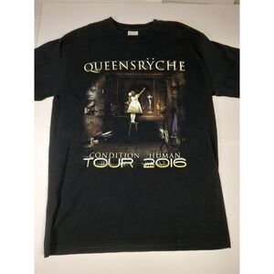 Queensryche T Shirt Sz M 2016 Concert Tour Condition Human Rock TEE